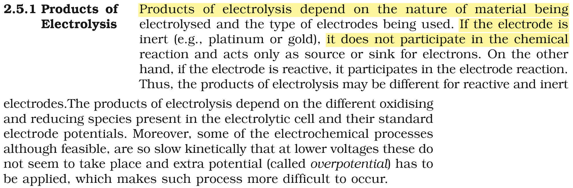 Textbook extract