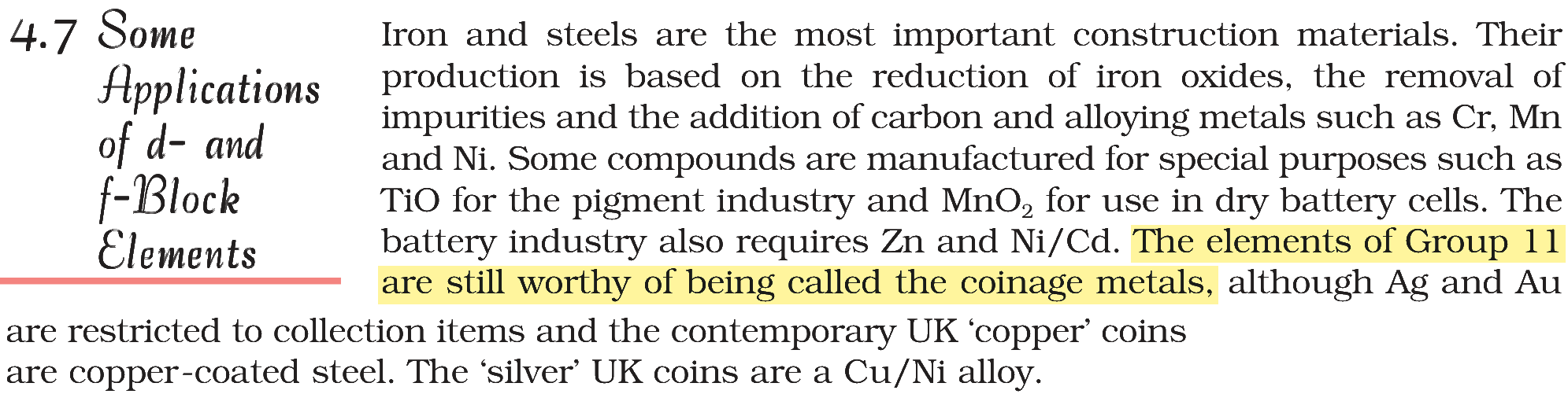 Textbook extract