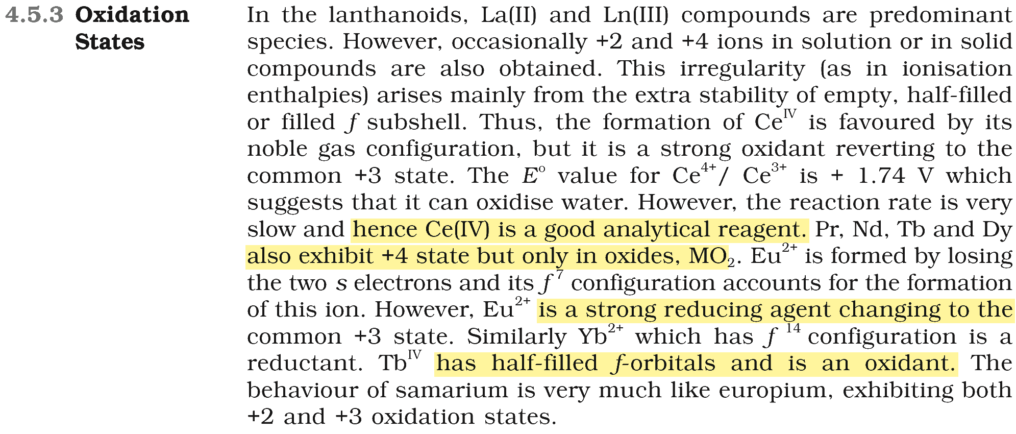 Textbook extract