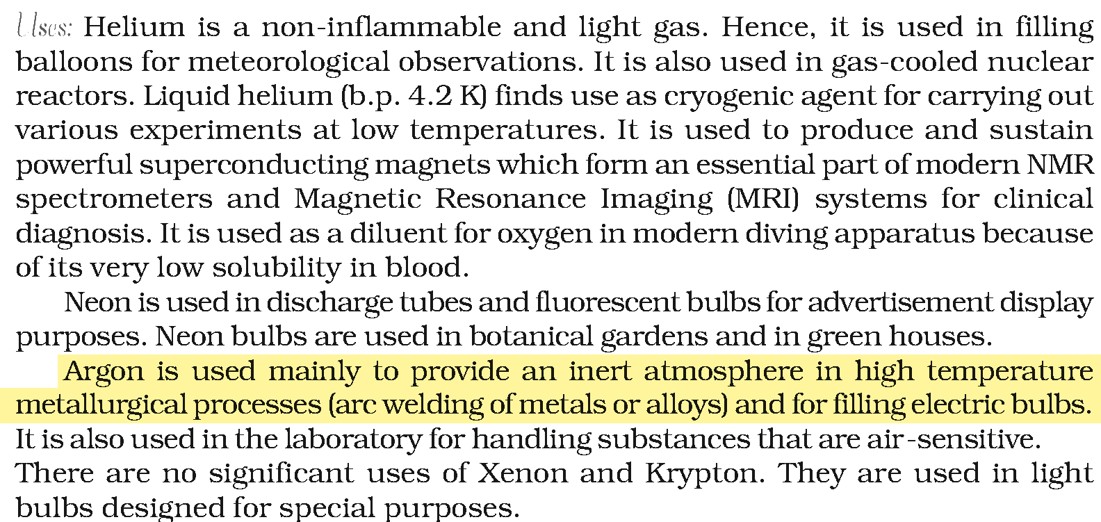 Textbook extract