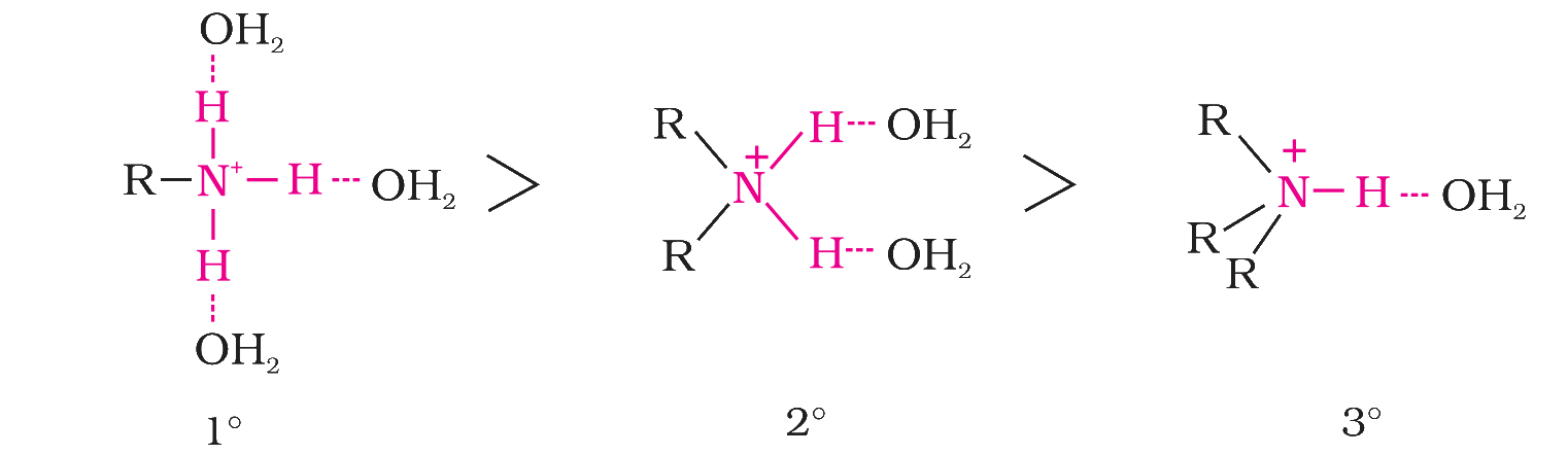 Order of stability of ions by solvation
