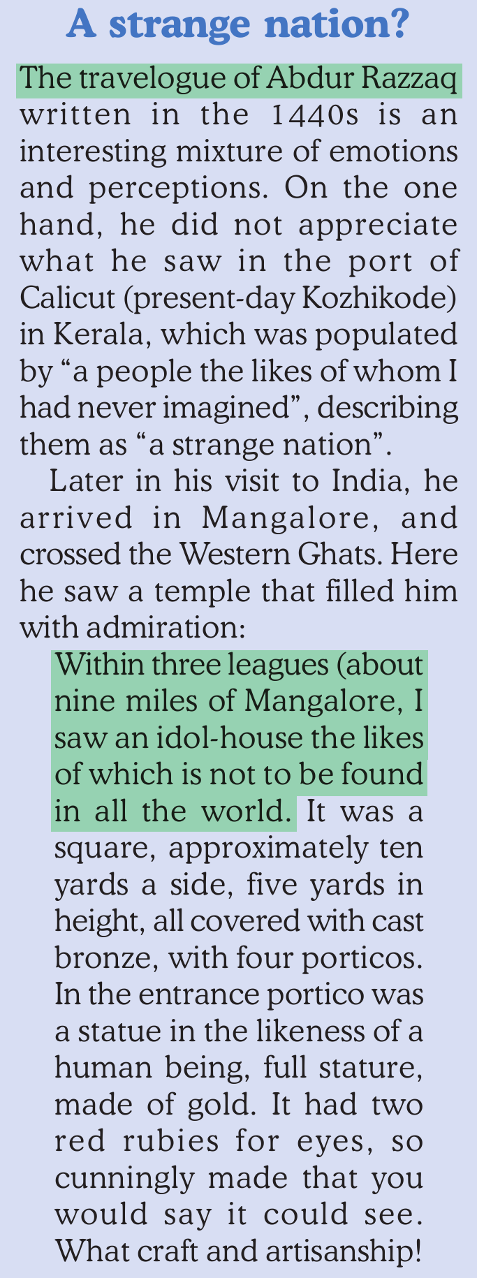 NCERT extract