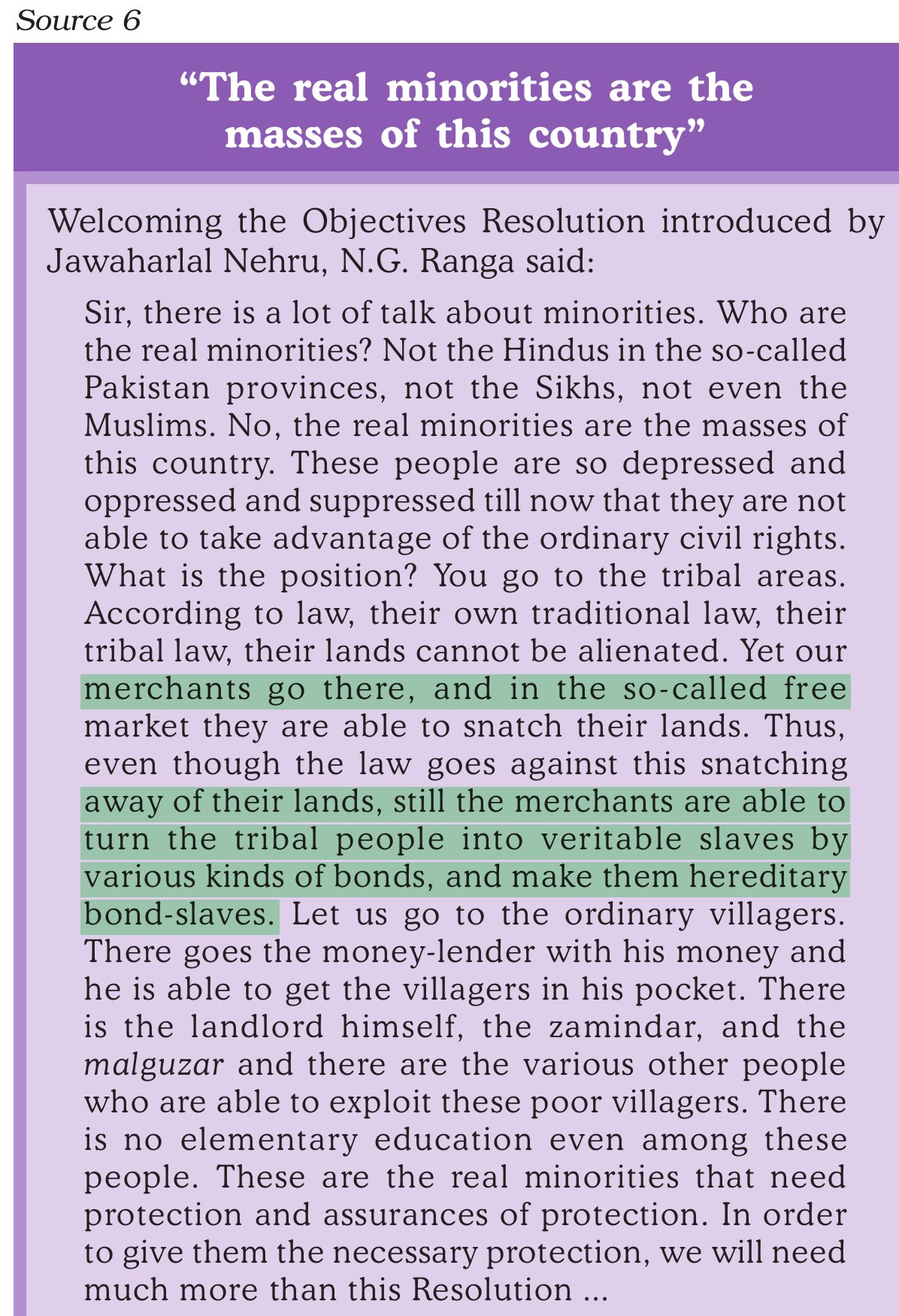 NCERT extract