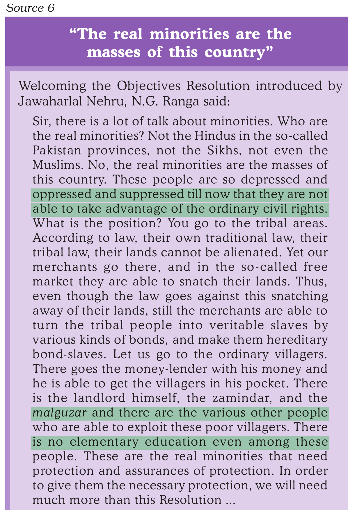NCERT extract