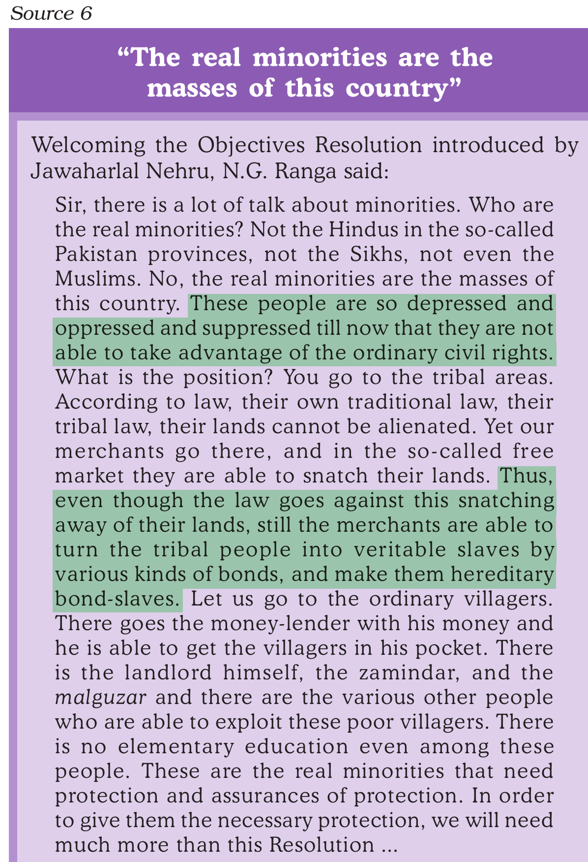 NCERT extract