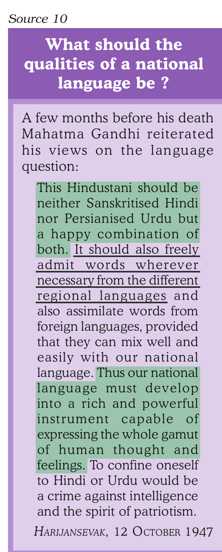 NCERT extract