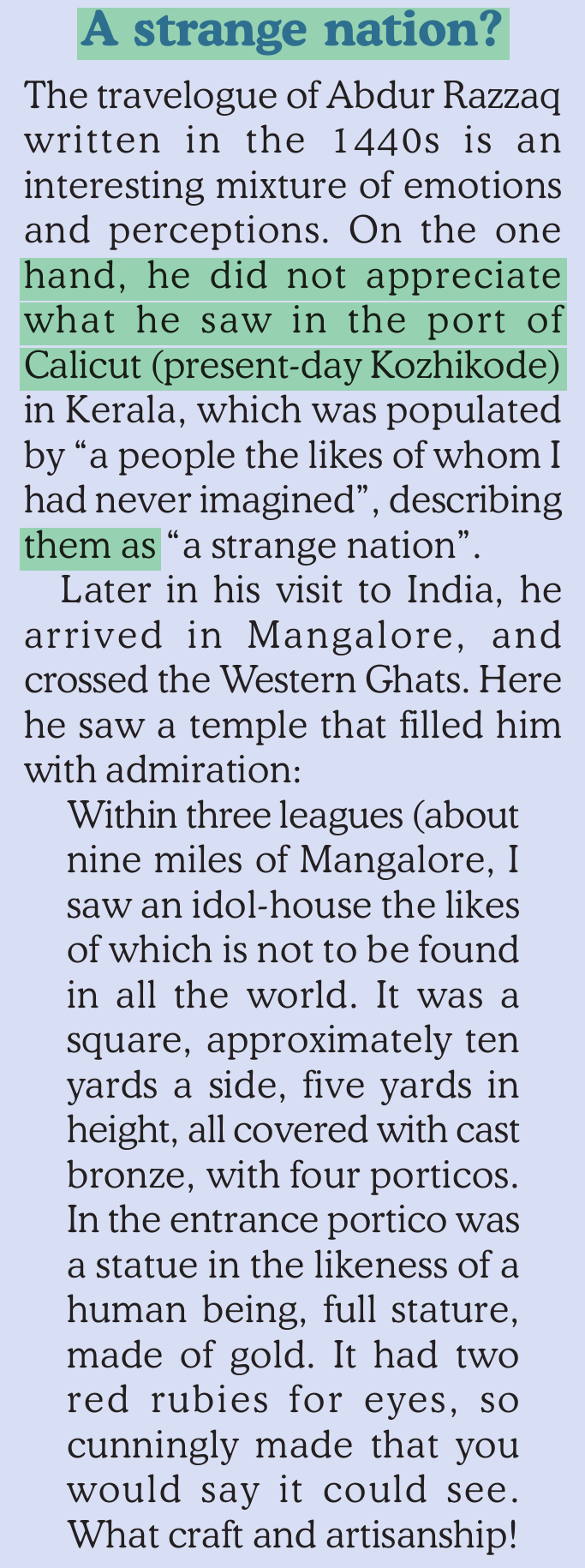 NCERT extract