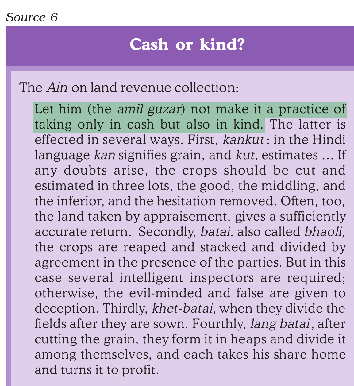 NCERT extract