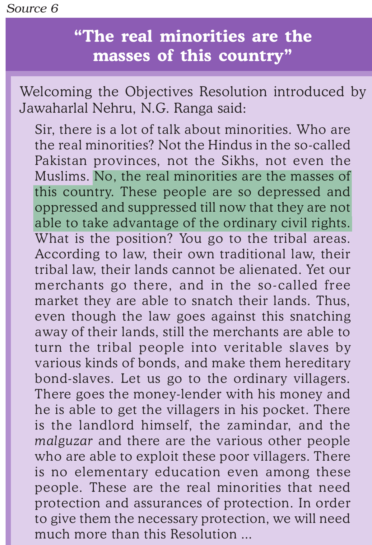 NCERT extract