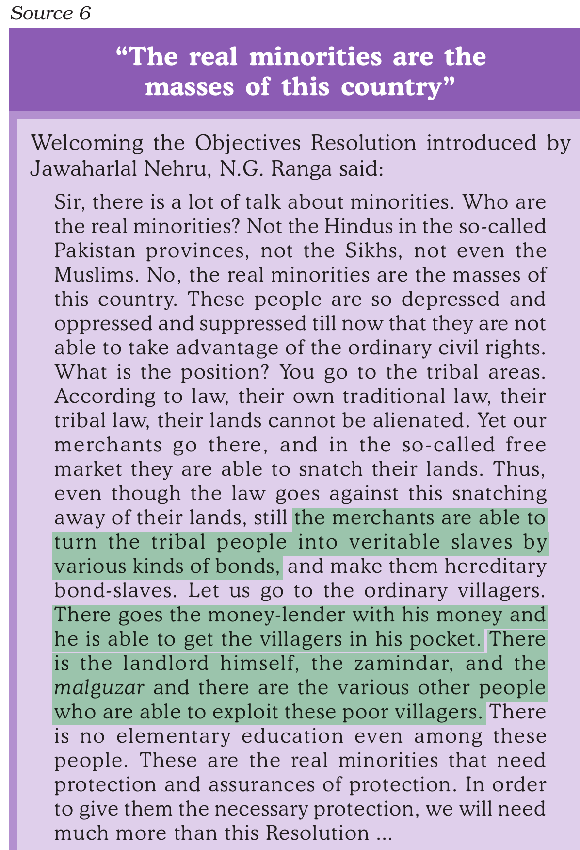 NCERT extract